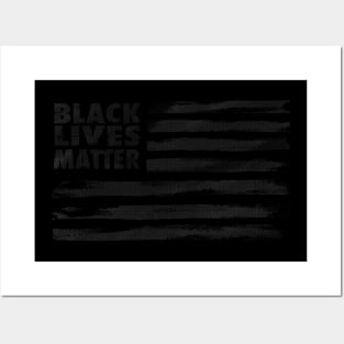 Black Lives Matter Flag Posters and Art